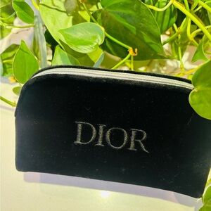 Dior Black Velvet Makeup Pouch – New Without Tags
